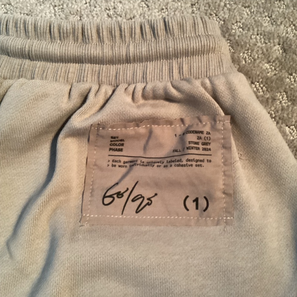 Zara ๐ Wide Leg sweatpants,mid rise w/adj. drawstring waistband. Side pockets, M - Picture 4 of 11